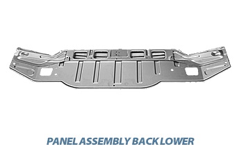 PANEL ASSEMBLY BACK LOWER  Made in Korea